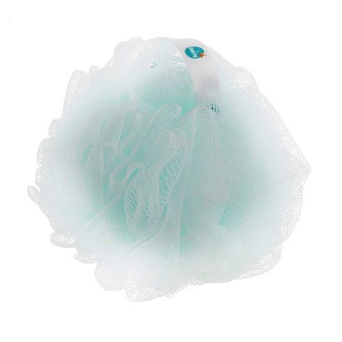 Мочалка Balmy Naturel Bath Pouf Medium синтетична, середня, ментолова (02502-4)